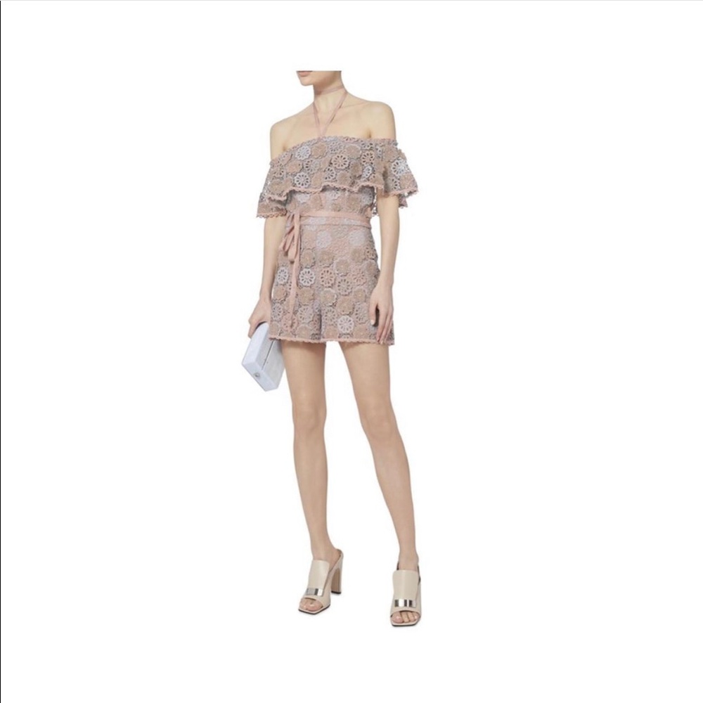 ALEXIS Boriana Floral Lace Romper
